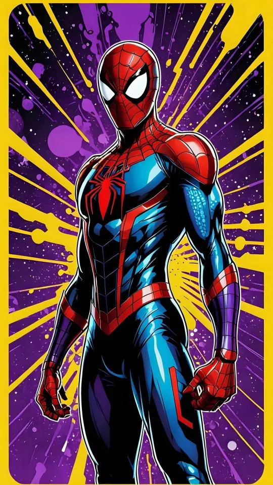 Spider-Man Comic Burst - Related Dope Wallpapers wallpaper