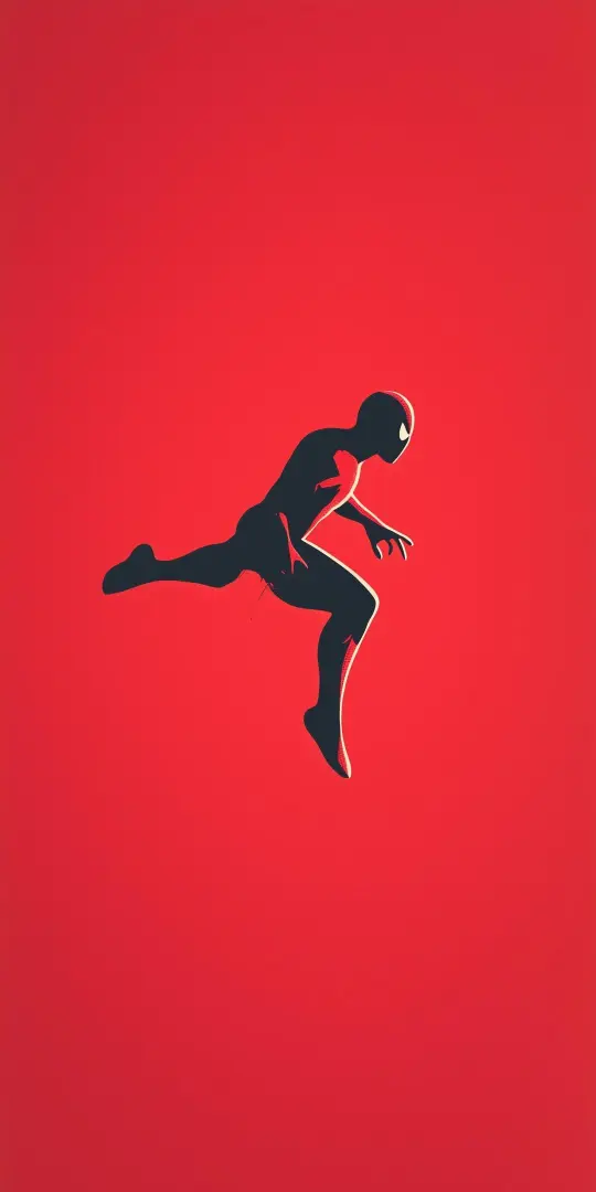 Spider-Man Silhouette Red - Related Dope Wallpapers wallpaper