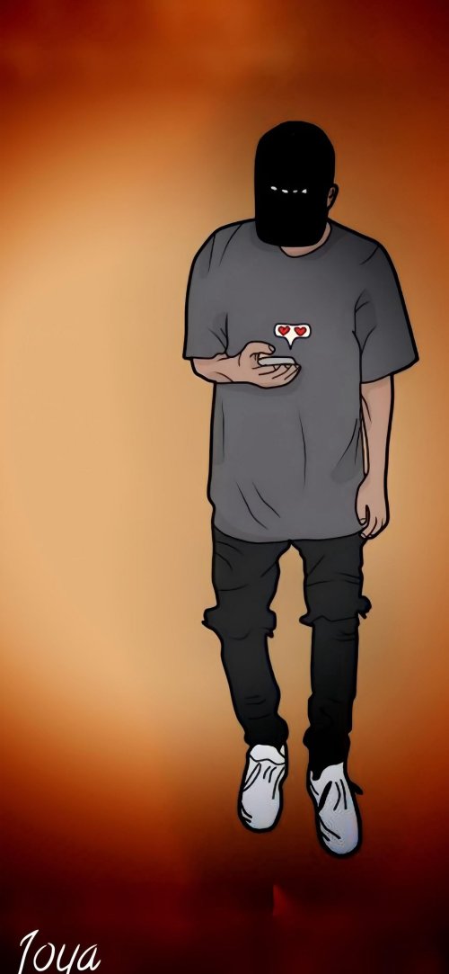 Streetwear Character with Hearts - Related Dope Wallpapers wallpaper