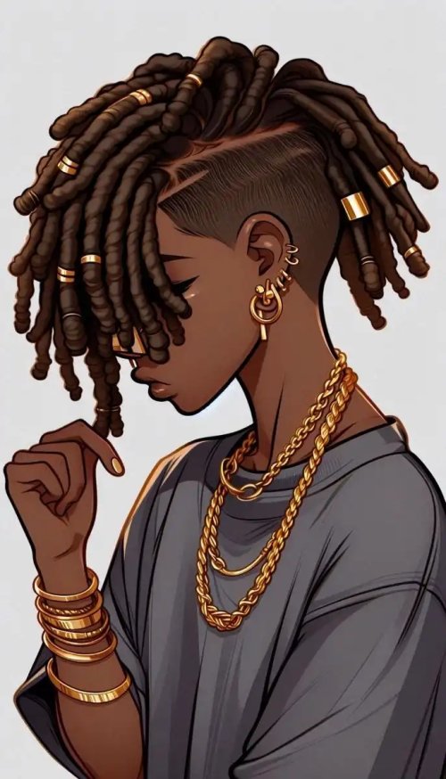 Stylish_African_Girl_Gold_Jewelry