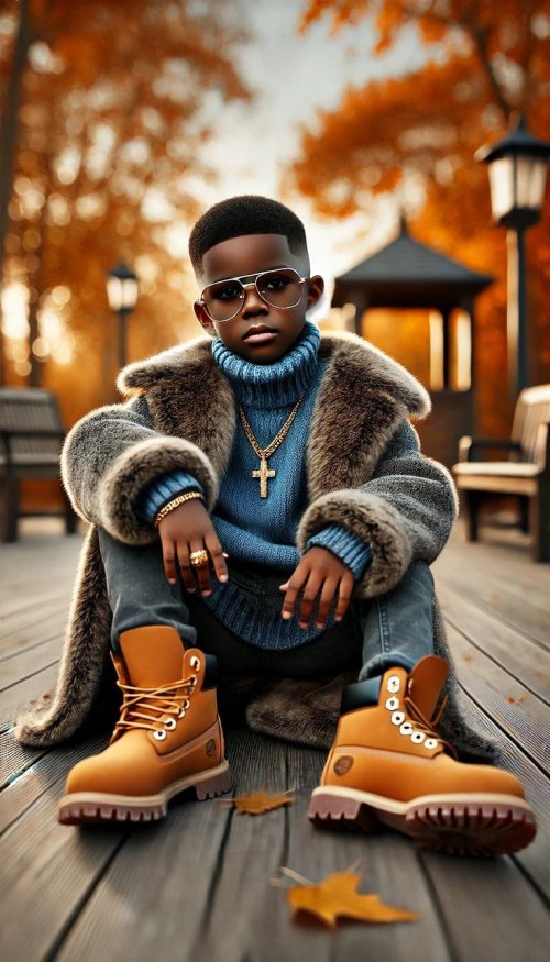 Stylish Kid in Autumn - Related 4K Wallpapers wallpaper