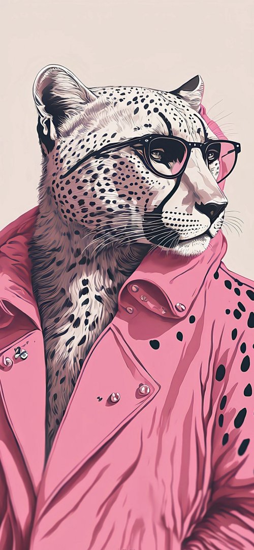 Stylish Leopard in Pink
