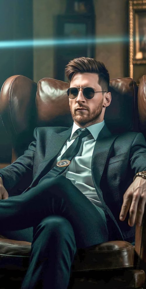 Suited Man in Chair