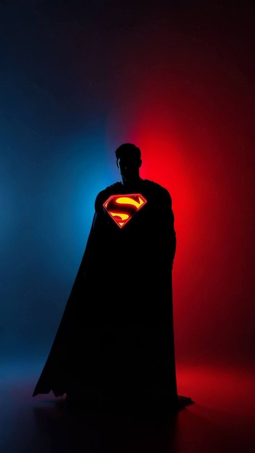 Superman Silhouette Neon - Related Ghetto Wallpapers wallpaper