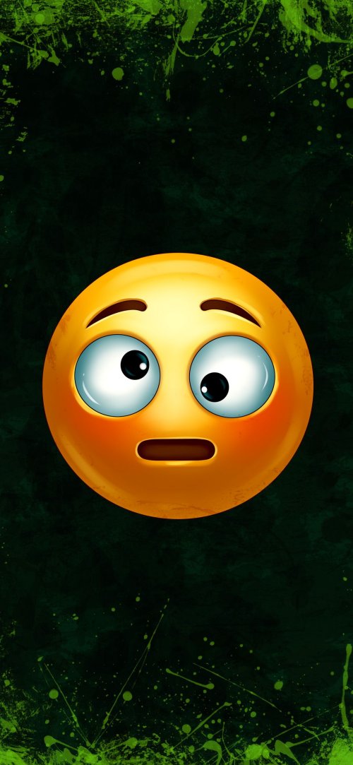 Surprised Emoji Dark - Related Dope Wallpapers wallpaper