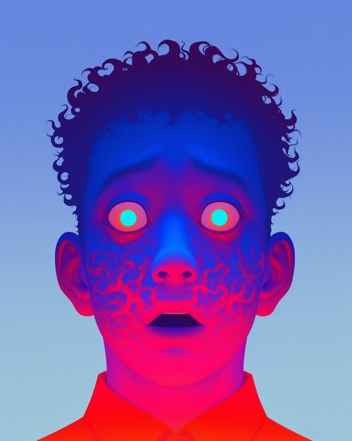 Surreal Glowing Portrait - Related Ghetto Wallpapers wallpaper