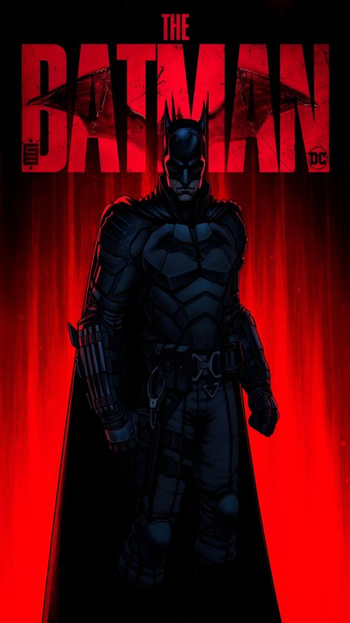 The Batman Red Poster
