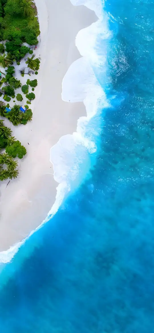 Turquoise Beach Aerial View - Related Ghetto Wallpapers wallpaper
