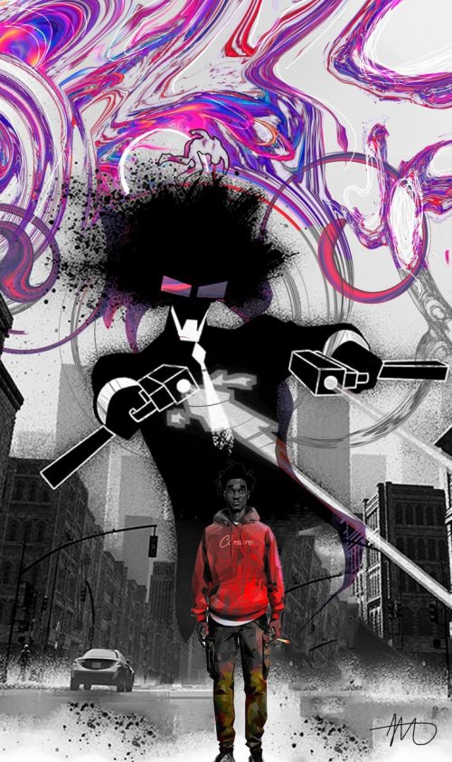 Urban Afro Samurai Art - Related Dark Wallpapers wallpaper