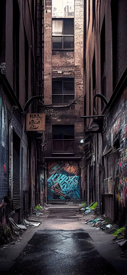 Urban Alleyway Graffiti Art - Related Ghetto Wallpapers wallpaper