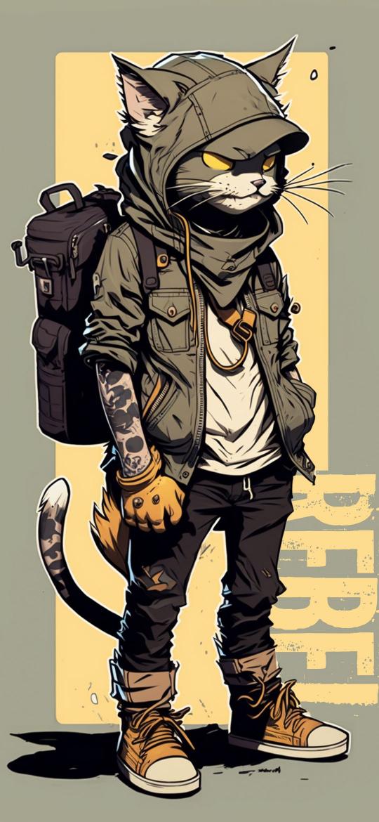 Urban Cat Adventurer - Related Ghetto Wallpapers wallpaper