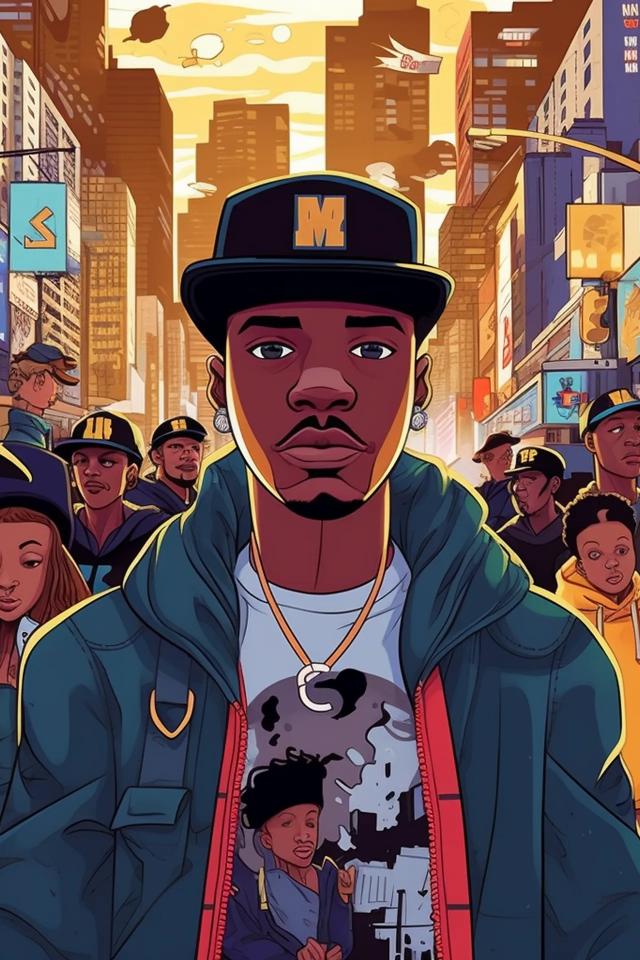 Urban Crowd Illustration - Related Ghetto Wallpapers wallpaper