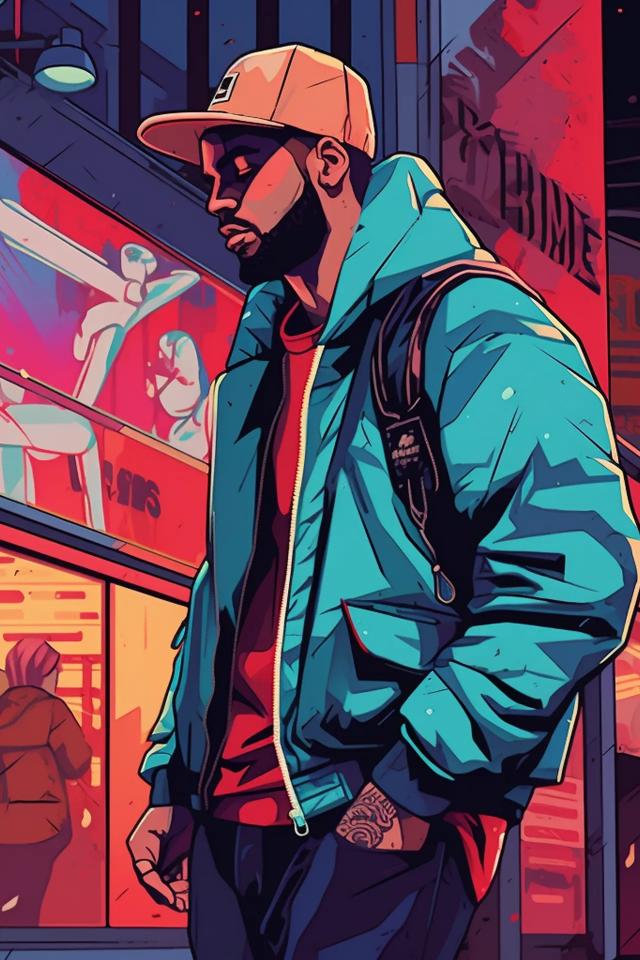 Urban Night Wanderer - Related Ghetto Wallpapers wallpaper