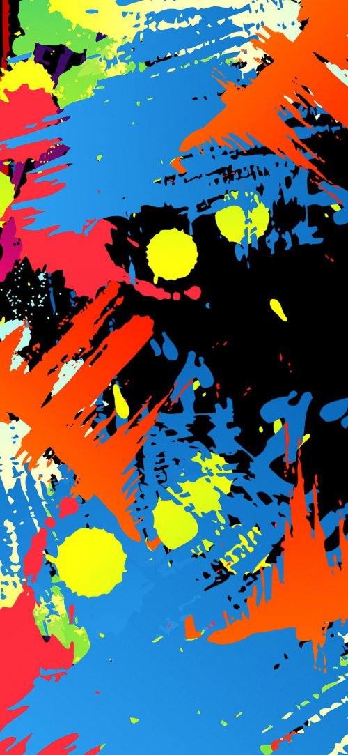 Vibrant Abstract Paint Splatter - Related StockWalls wallpaper