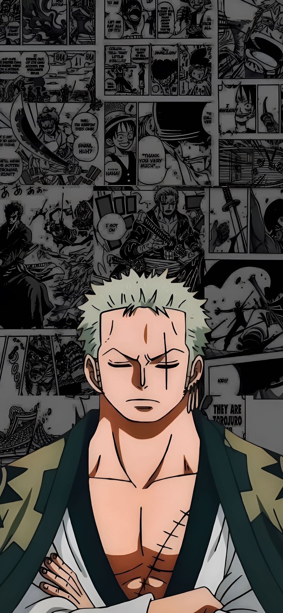 Zoro Manga Collage - one piece wallpaper for Ghetto Wallpapers