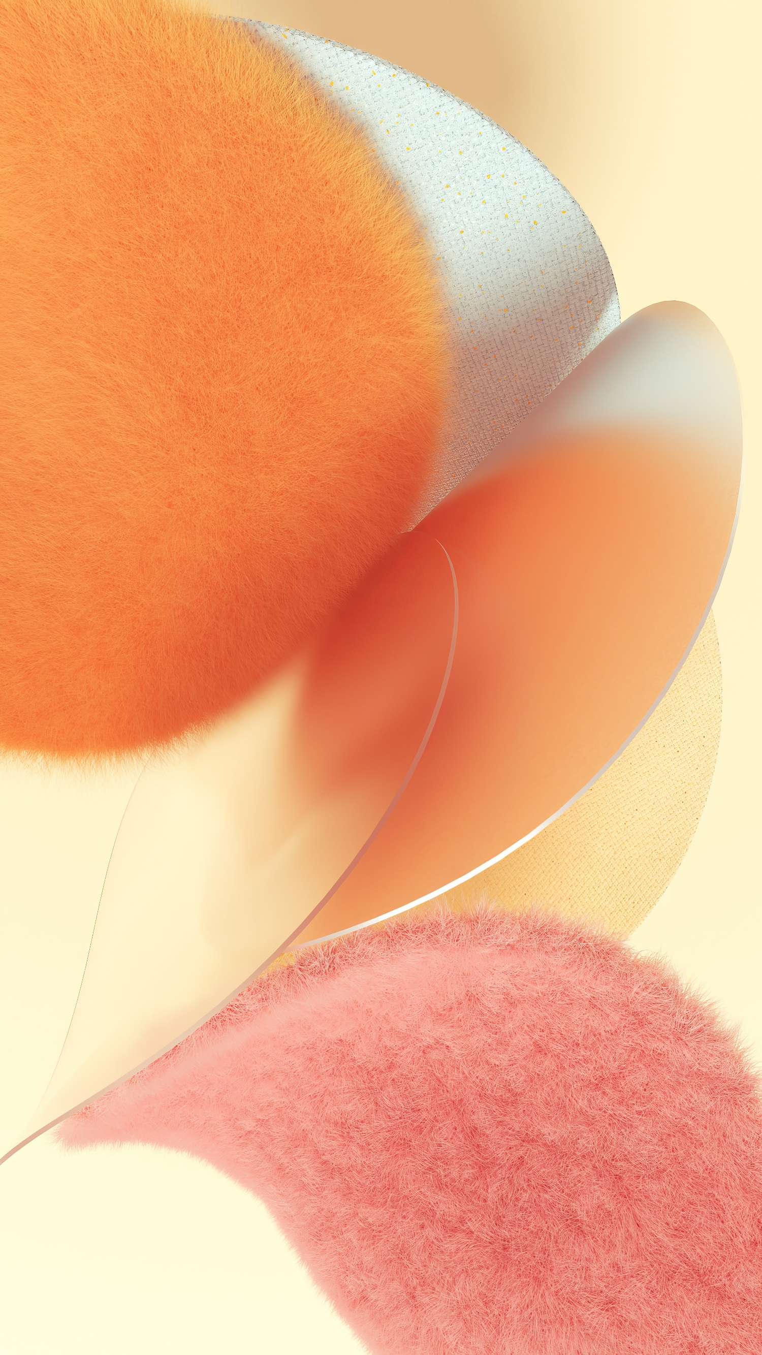 Soft Abstract Fur Shapes - abstract wallpaper for StockWalls