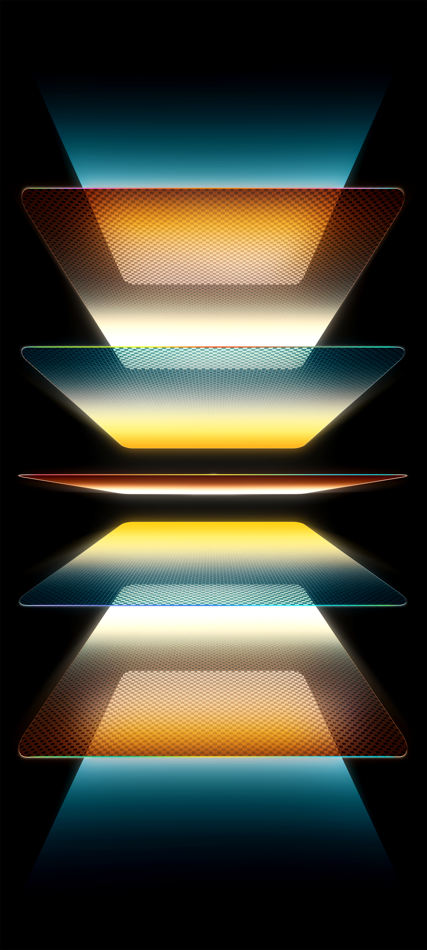 Abstract Glowing Geometric Layers - abstract wallpaper for StockWalls