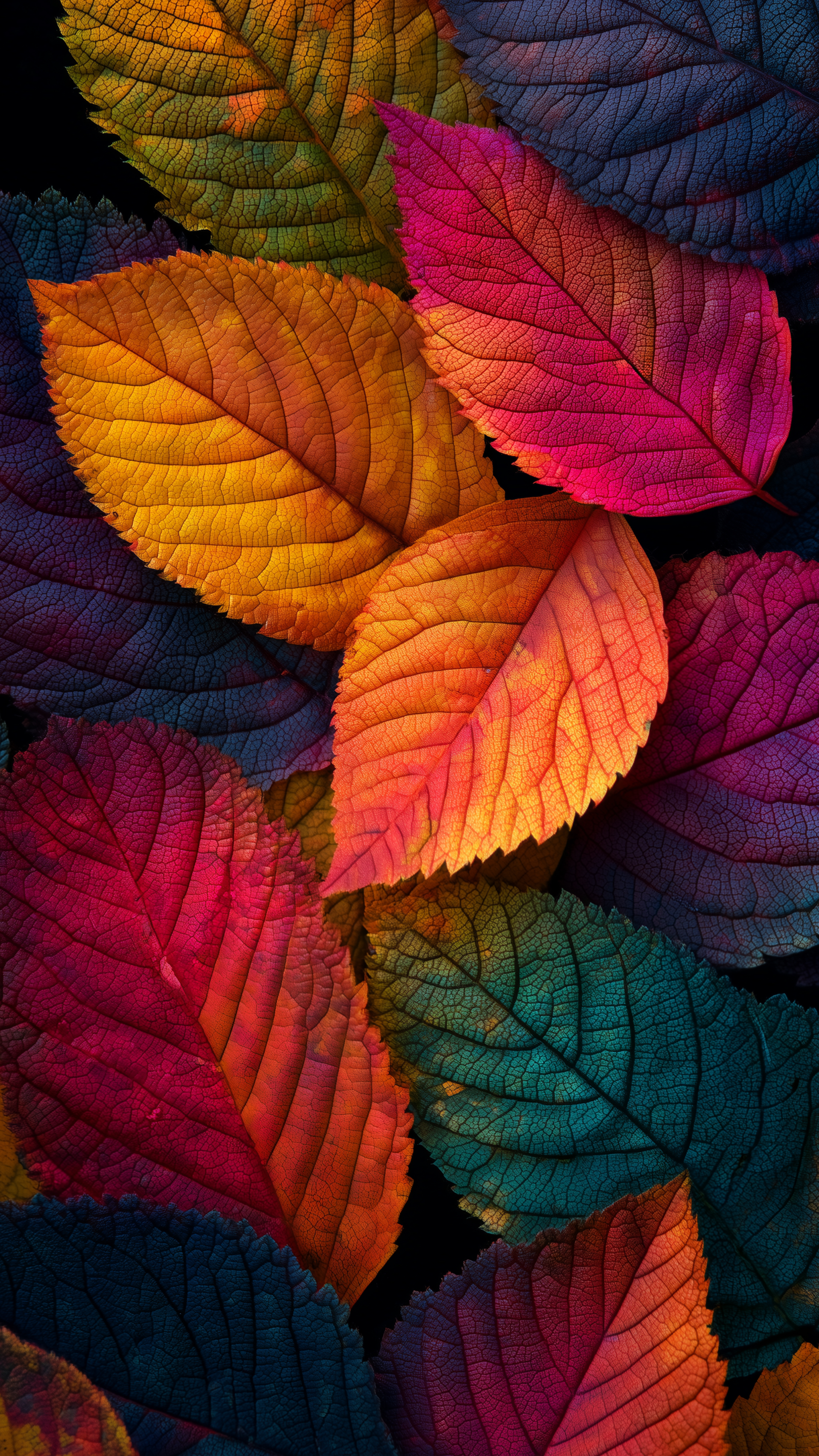 Vibrant Colorful Autumn Leaves - autumn wallpaper for StockWalls