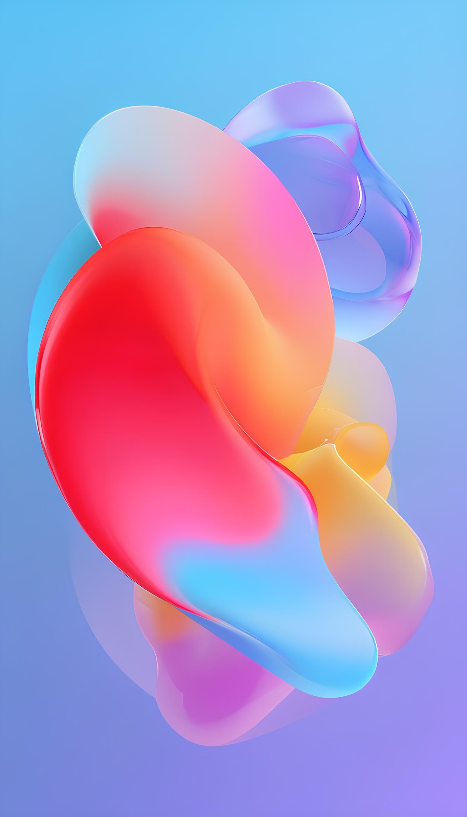 Colorful Abstract Liquid Shapes - abstract wallpaper for StockWalls