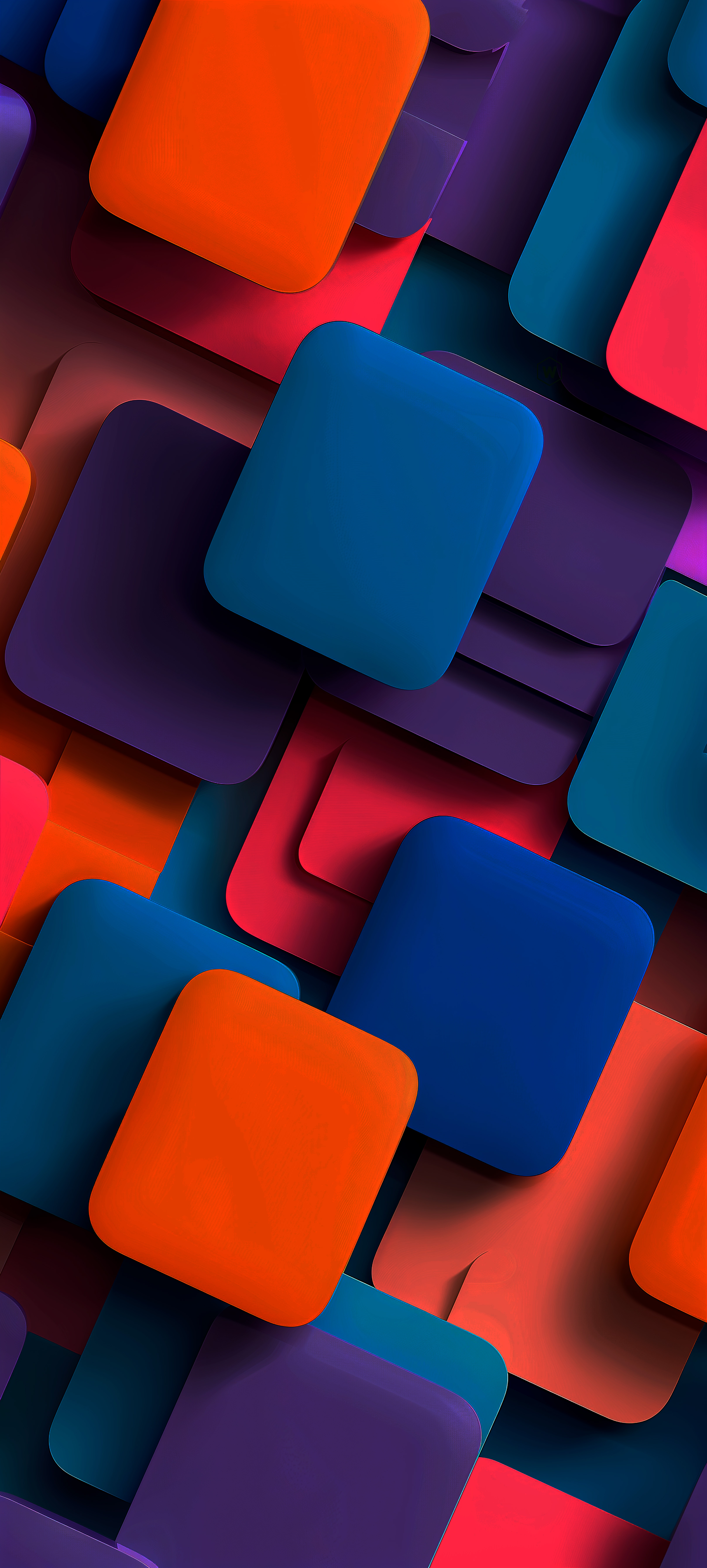 Colorful Abstract Rounded Squares - abstract wallpaper for StockWalls