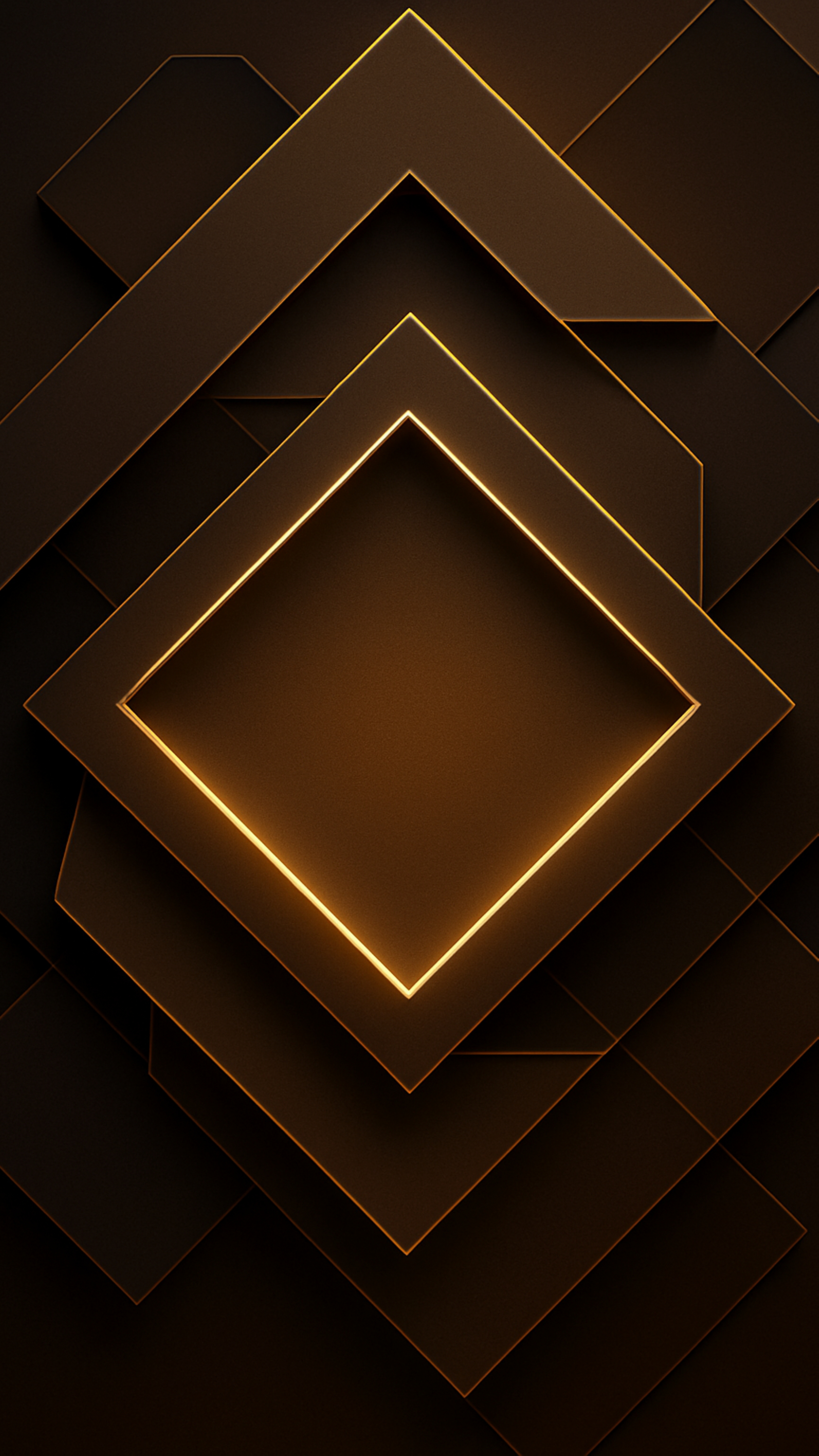 Golden Geometric Square Layers - geometric wallpaper for StockWalls