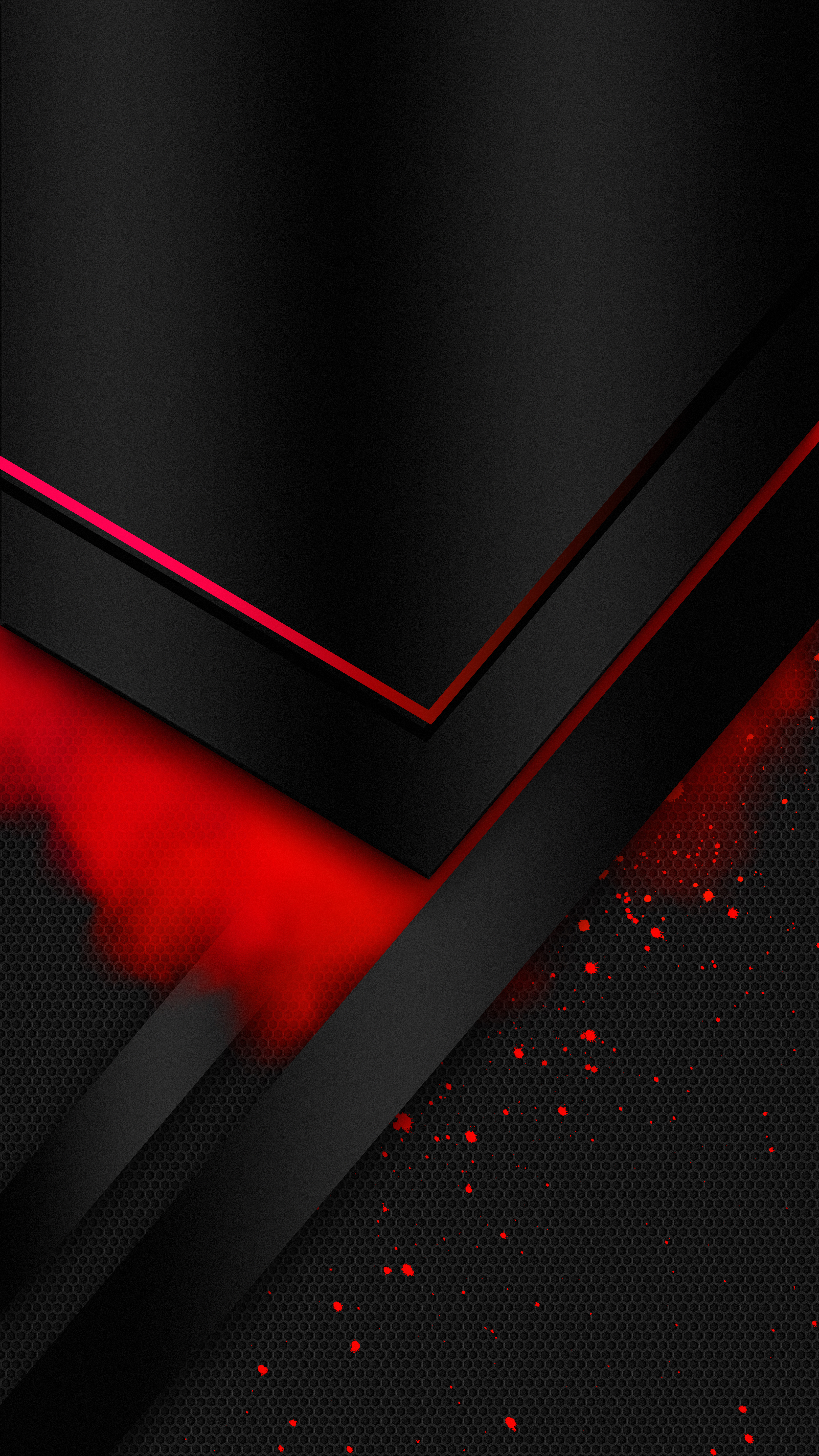 Minimalist Red Black Layers - minimal wallpaper for StockWalls