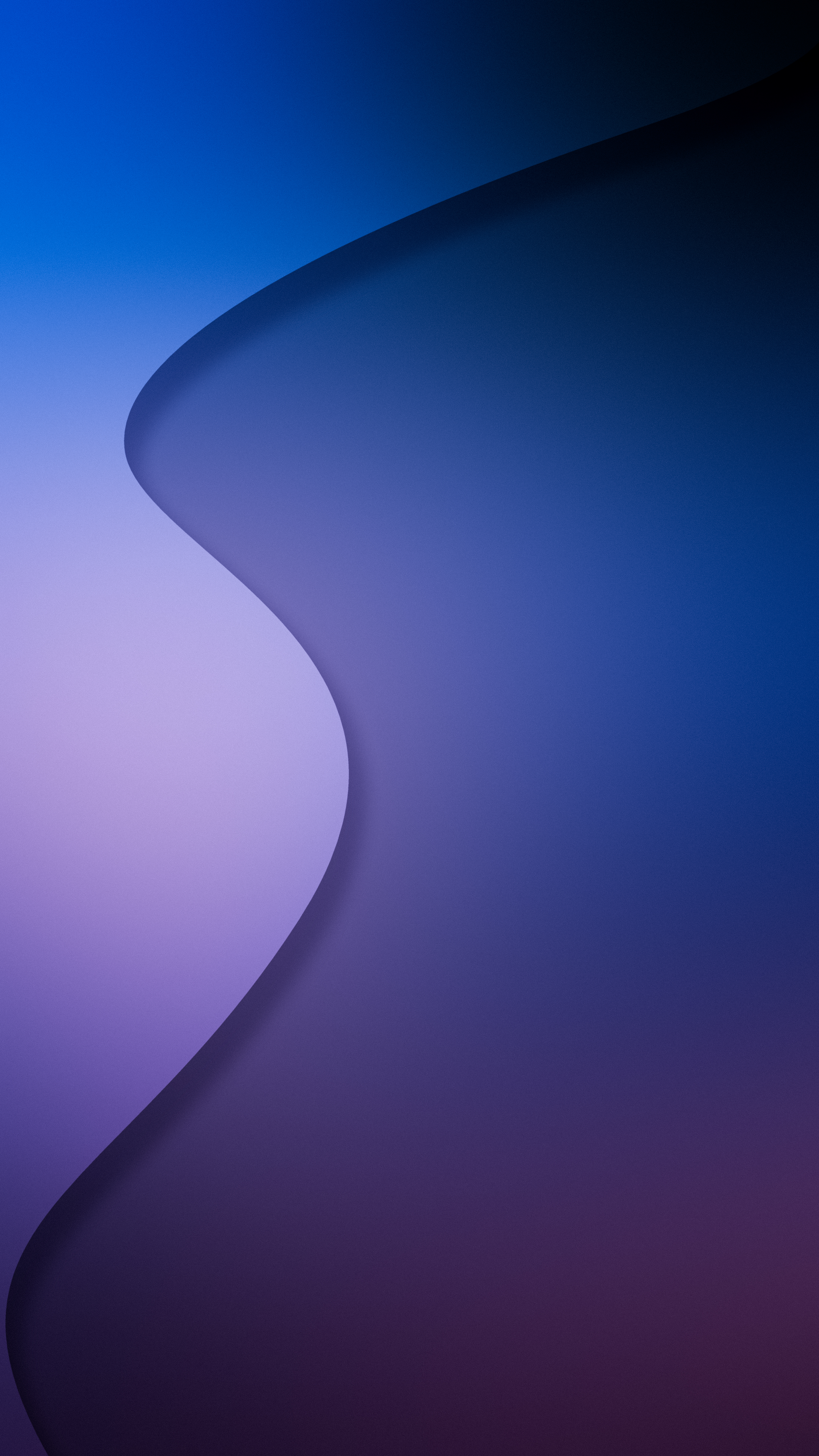Minimal Blue Wave Wallpaper - abstract wallpaper for StockWalls