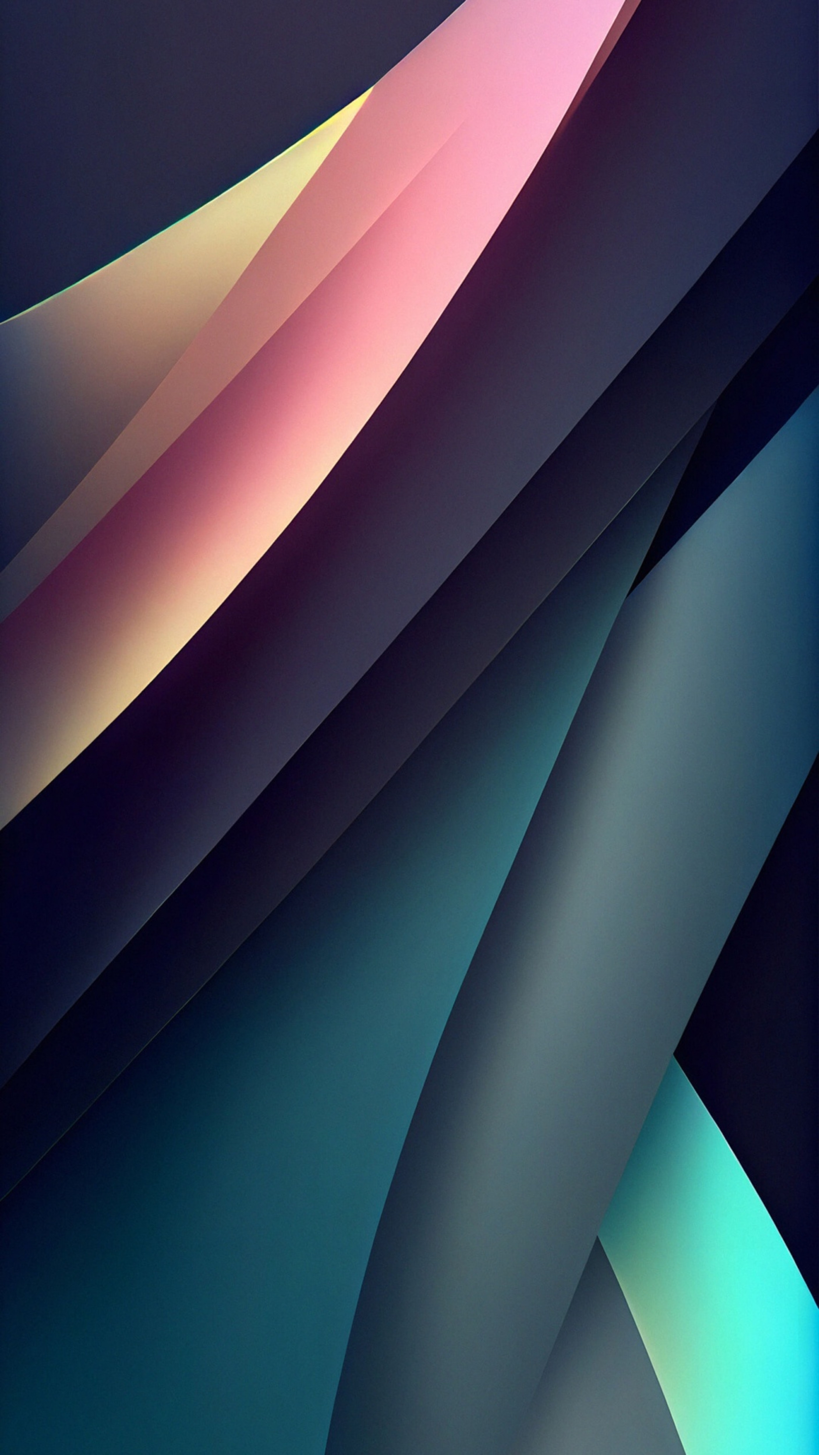 Abstract Gradient Geometric Layers - abstract wallpaper for StockWalls