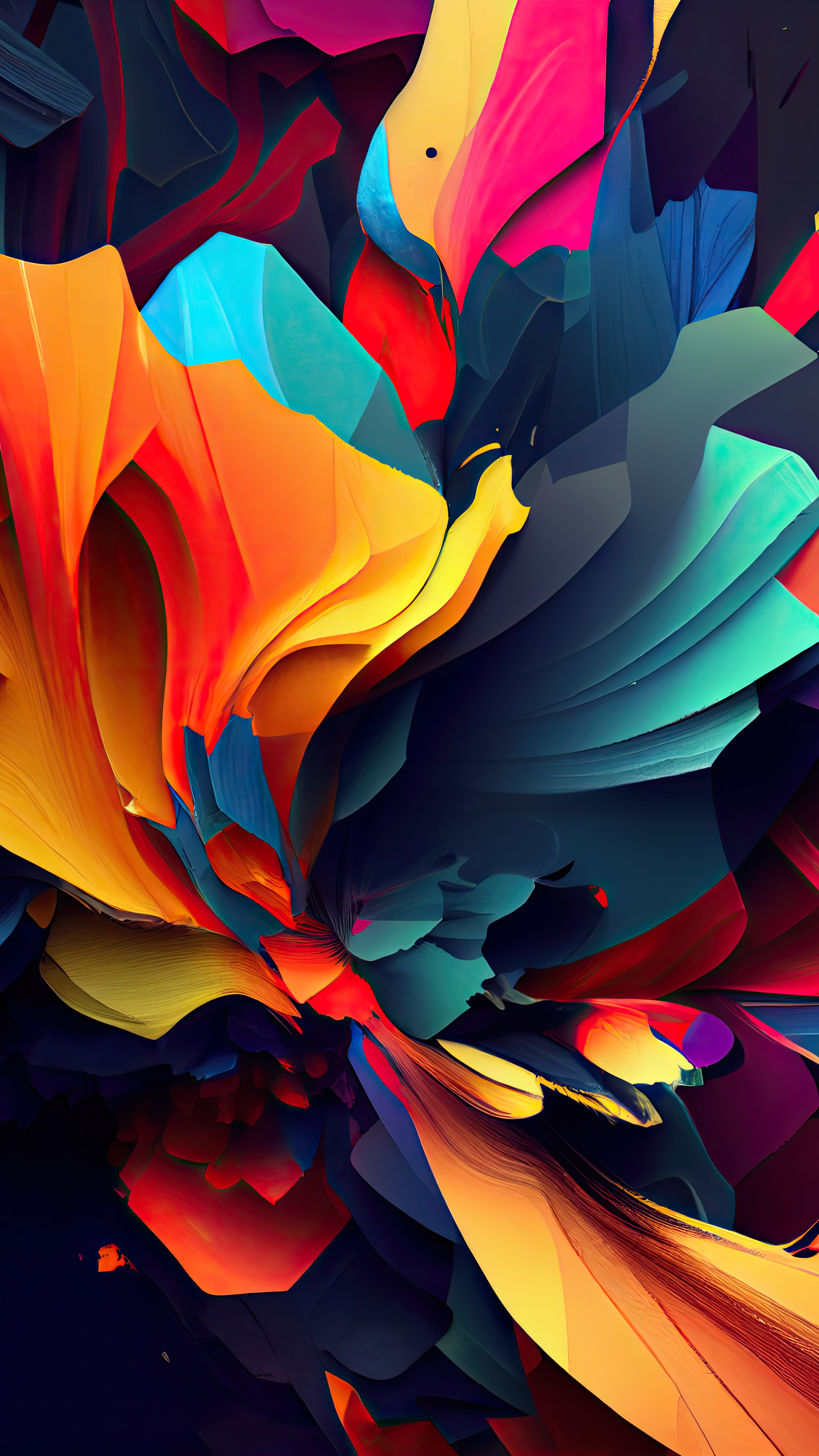 Vibrant Abstract Fluid Art - abstract wallpaper for StockWalls