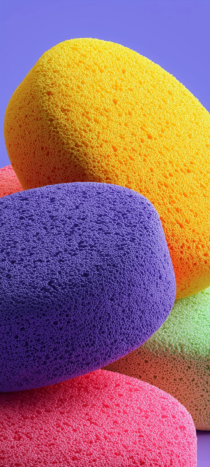 Colorful Sponge Texture Close-up - abstract wallpaper for StockWalls