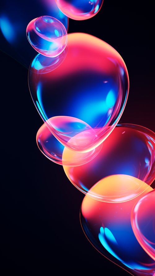 Neon Glowing Bubbles Wallpaper - Related Ghetto Wallpapers wallpaper