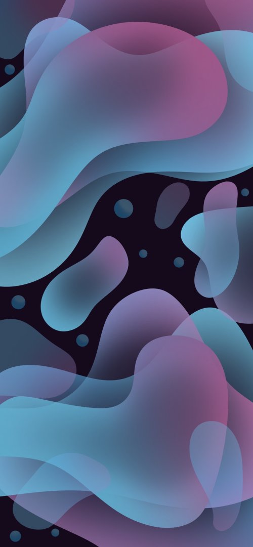 Abstract Fluid Gradient Shapes - abstract Wallpaper