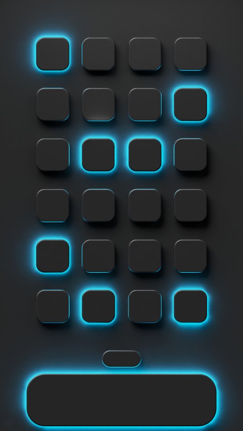 Glowing Neon App Icons - Related Ghetto Wallpapers wallpaper