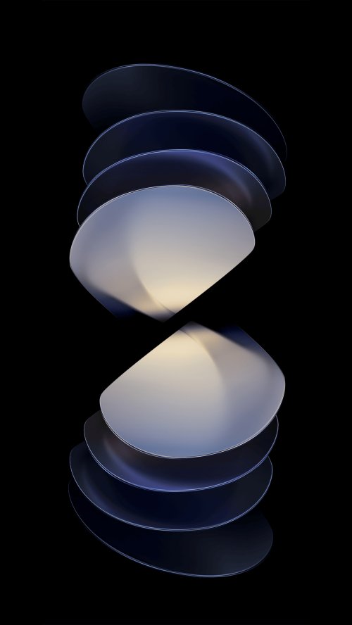 Minimalist Abstract Floating Layers - Related Darkify wallpaper