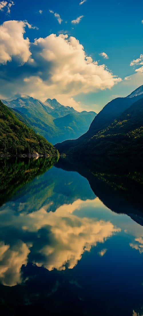 Serene Mountain Lake Reflection - Related Ghetto Wallpapers wallpaper