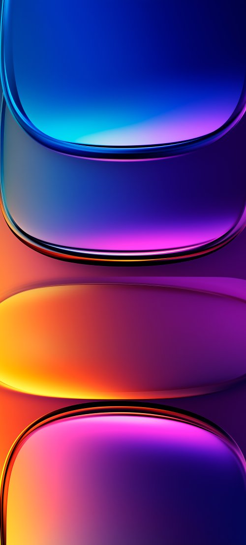 Vibrant Neon Gradient Waves - Related StockWalls wallpaper