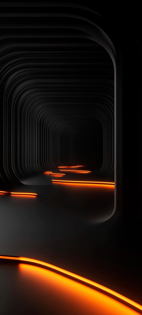 Glowing Orange Abstract Tunnel - Related Ghetto Wallpapers wallpaper