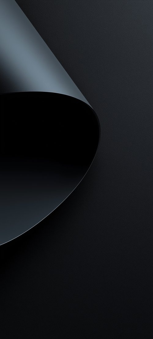 Minimalist Dark Curved Paper - Related StockWalls wallpaper