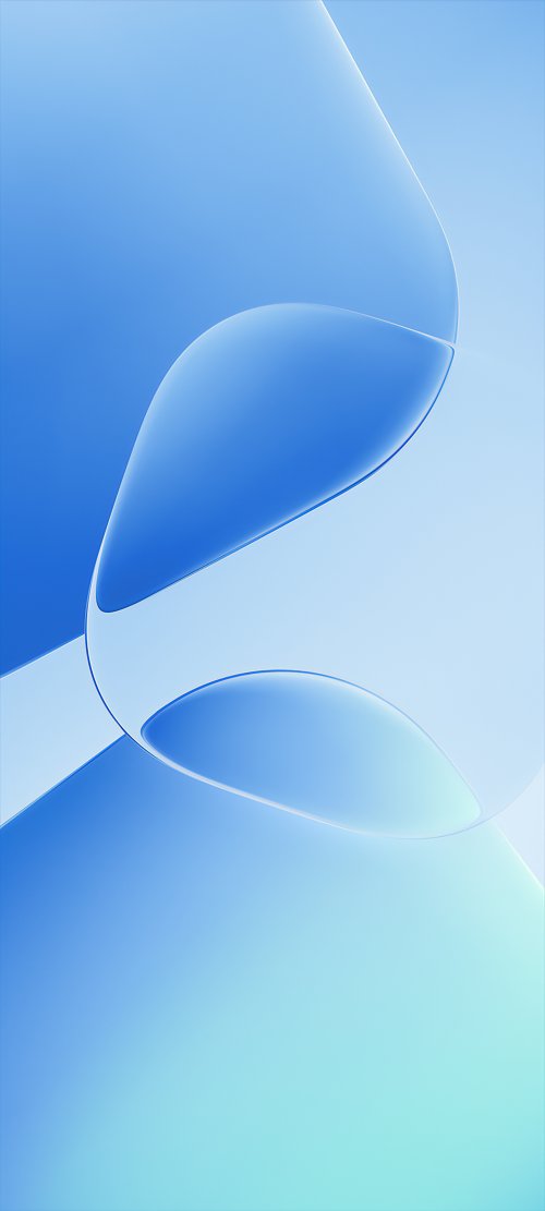 Smooth Blue Abstract Curves
