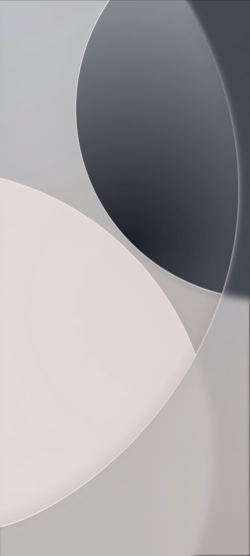 Minimalist Grey Abstract Curves