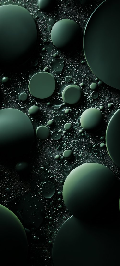 Dark Green Oil Bubbles - Related Ghetto Wallpapers wallpaper