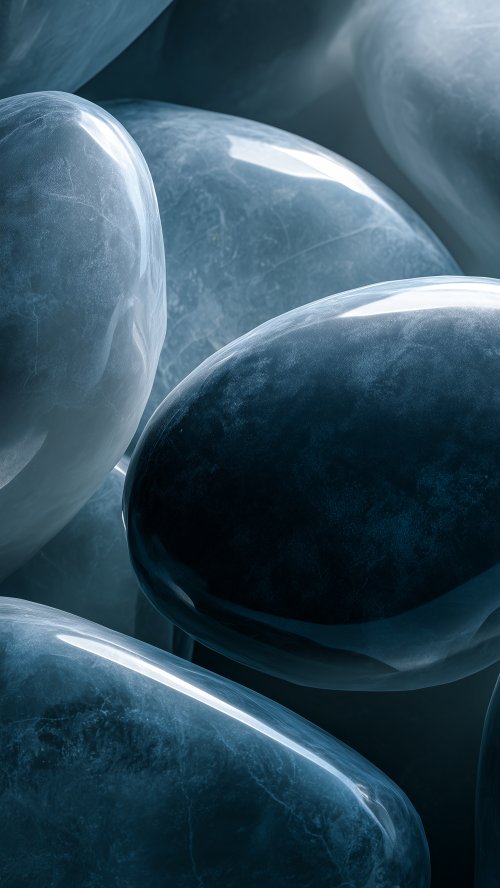 Abstract Blue Glossy Spheres - Related Ghetto Wallpapers wallpaper