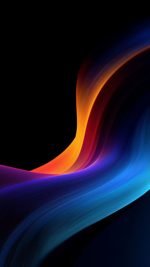 Vibrant Flowing Abstract Waves - Related StockWalls wallpaper