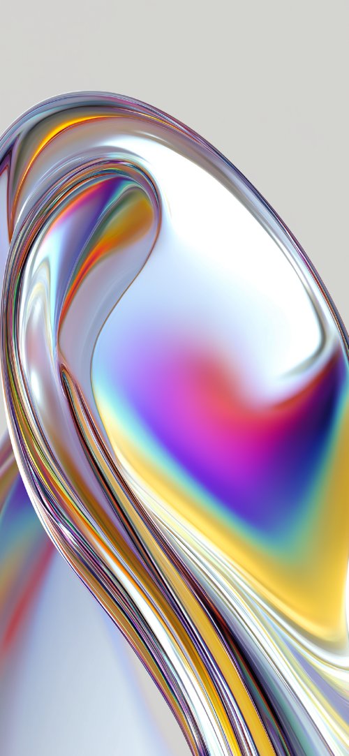 Iridescent Liquid Abstract Flow - Related StockWalls wallpaper