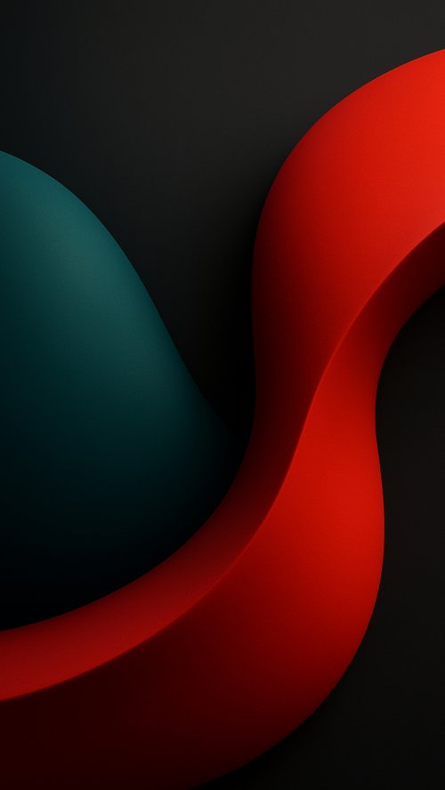 Red and Teal Waves - Related Ghetto Wallpapers wallpaper