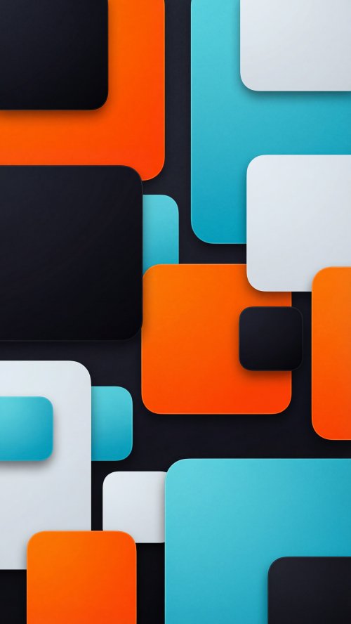 Colorful Geometric Square Layers - Related Ghetto Wallpapers wallpaper