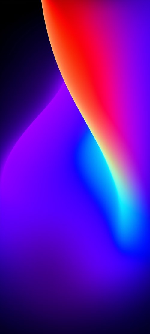 Vibrant Neon Abstract Curves - Related StockWalls wallpaper