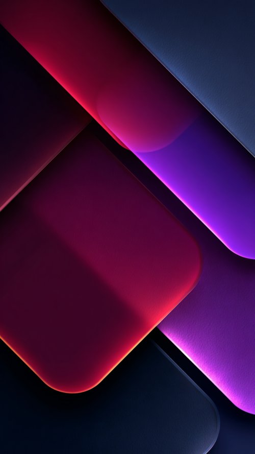 Neon Gradient Geometric Layers - Related Ghetto Wallpapers wallpaper