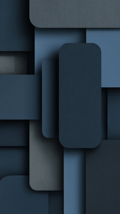 Minimalist Blue Geometric Layers - Related Ghetto Wallpapers wallpaper