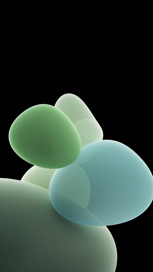 Soft Green Abstract Bubbles - Related StockWalls wallpaper